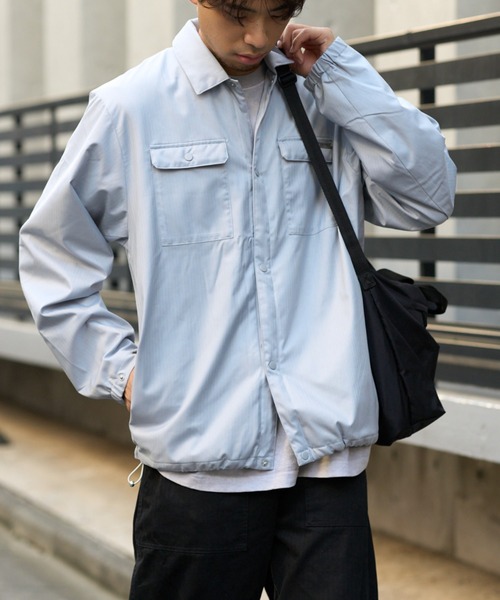 CIAOPANIC TYPY（チャオパニックティピー）の「MOL ユーティリティーシャツアウター（ブルゾン・メンズ・ネイビー/ブラック/ライトグレー・X-LARGE/LARGE/MEDIUM）」の7枚目の写真