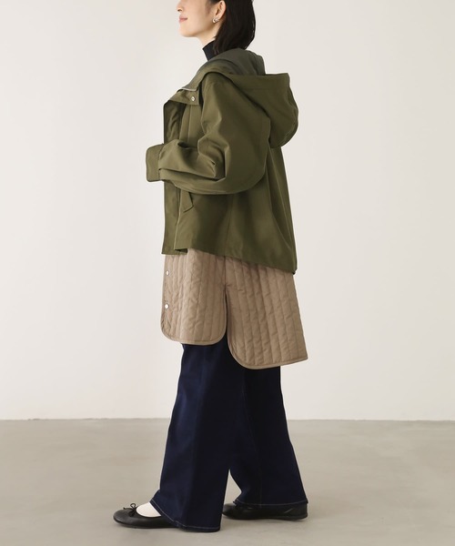 n'OrLABEL（ノアールレーベル）の「『ライナー付きモッズコート』（モッズコート・レディース・ブラック/カーキ・1/2）」の9枚目の写真