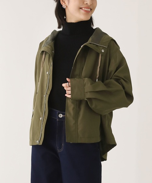 n'OrLABEL（ノアールレーベル）の「『ライナー付きモッズコート』（モッズコート・レディース・ブラック/カーキ・1/2）」の10枚目の写真