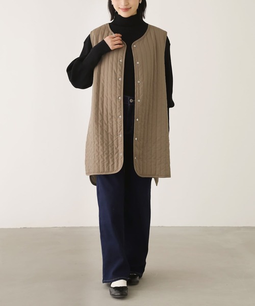 n'OrLABEL（ノアールレーベル）の「『ライナー付きモッズコート』（モッズコート・レディース・ブラック/カーキ・1/2）」の12枚目の写真