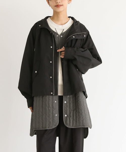 n'OrLABEL（ノアールレーベル）の「『ライナー付きモッズコート』（モッズコート・レディース・ブラック/カーキ・1/2）」の13枚目の写真