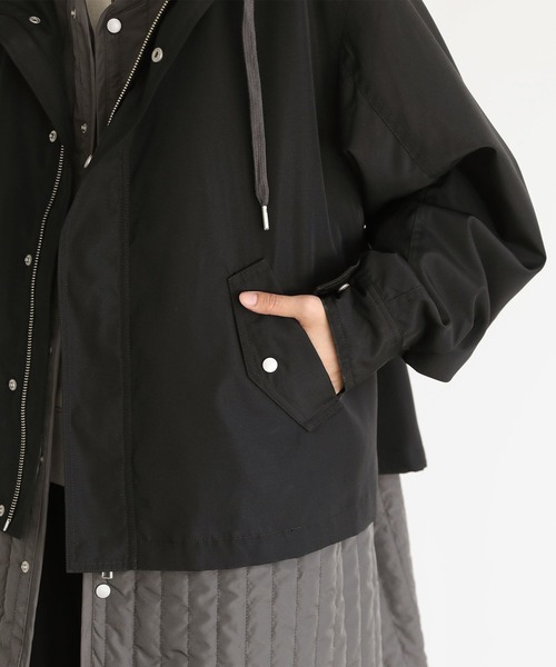 n'OrLABEL（ノアールレーベル）の「『ライナー付きモッズコート』（モッズコート・レディース・ブラック/カーキ・1/2）」の5枚目の写真