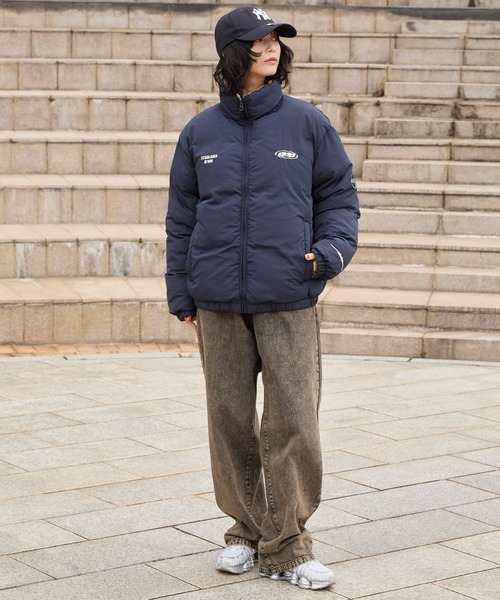 DDP/ディーディーピー 別注 2WAYリバーシブル ロゴ刺繍 オーバーサイズ