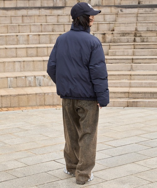 DDP/ディーディーピー 別注 2WAYリバーシブル ロゴ刺繍 オーバーサイズ