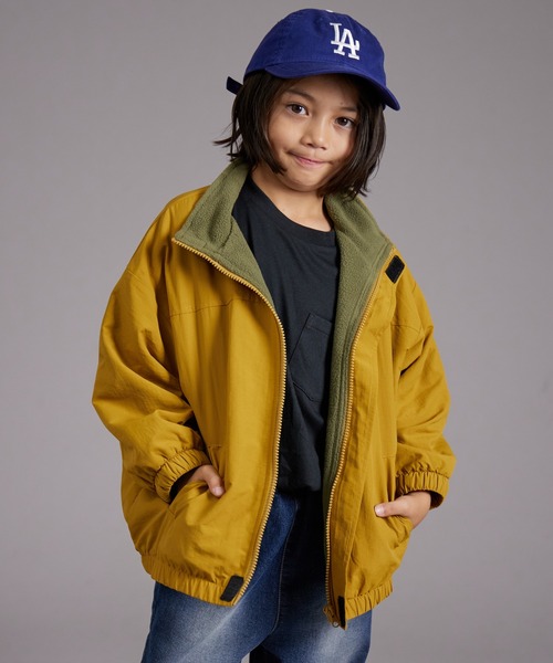 PAIRMANON STREET】裏フリース 配色 ナイロン フルジップ ブルゾン