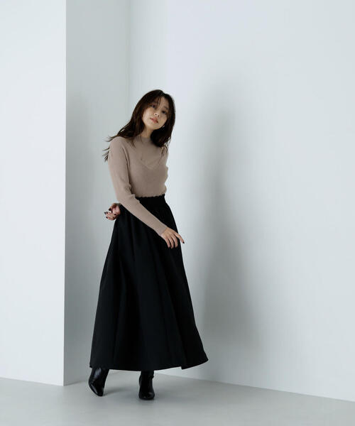 NATURAL BEAUTY BASIC（ナチュラルビューティーベーシック）の「◇アメスリレイヤードドッキングワンピース（ワンピース・レディース・ブルー系その他/ブラック系その他・MEDIUM/P/S）」の19枚目の写真