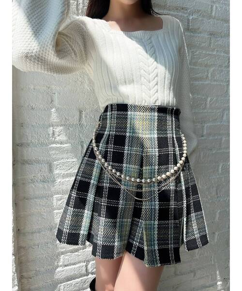 RESEXXY（リゼクシー）の「パールコンビメニーチェーン（ベルト・レディース・ゴールド/シルバー・FREE）」の4枚目の写真