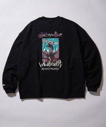 【MARKGONZALES】What it isNt sakiyamaコラボ クルーネック BIG トレーナー