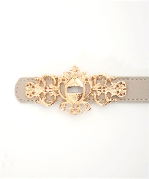 axes femme（アクシーズファム）の「装飾ひねり金具合皮ベルト（ベルト・レディース・シルバー/ゴールド・FREE）」の16枚目の写真