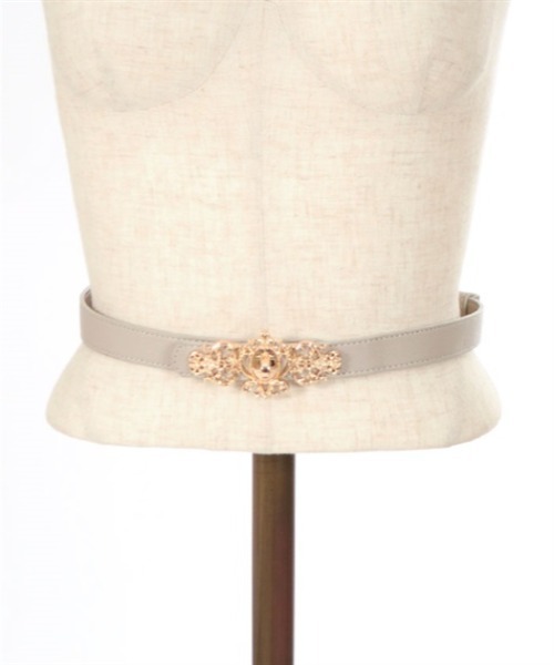 axes femme（アクシーズファム）の「装飾ひねり金具合皮ベルト（ベルト・レディース・シルバー/ゴールド・FREE）」の22枚目の写真