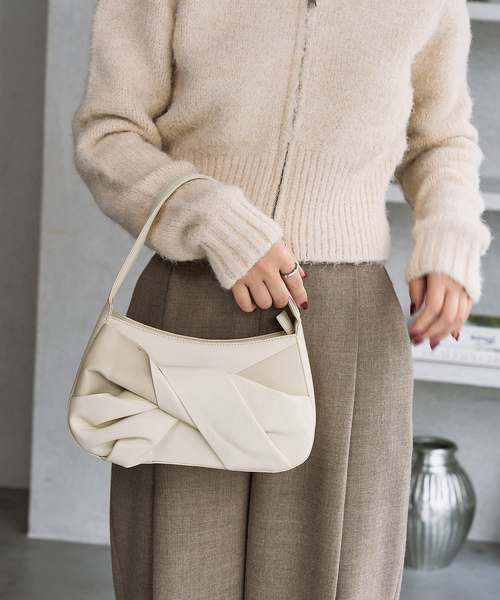 LE TALON（ルタロン）の「LE TALON torsion bag（ハンドバッグ・レディース・ホワイト/ライトグリーン/ブラック・FREE）」の11枚目の写真