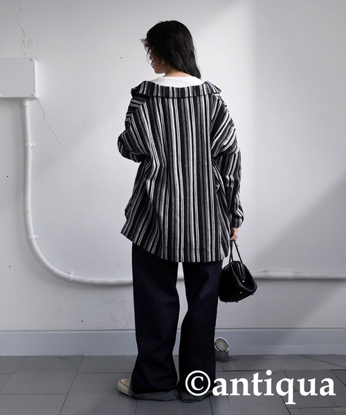 美品✨オールドイングランド　セットアップ　ジャケット　ストライプ　ウール　38 ピンストライプ グレンチェックBIGジャケット（テーラード