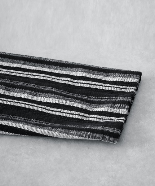 セール】ストライプジャケット（テーラードジャケット）｜antiqua