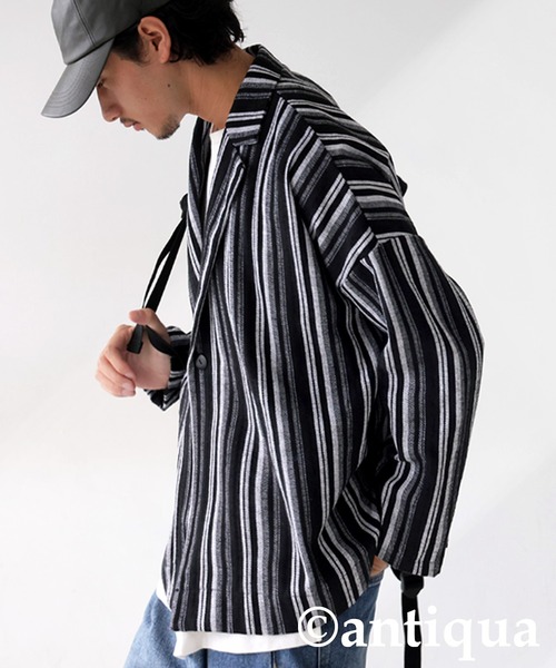 D&G ドルガバ テーラードジャケット ストライプ ロゴ 総柄 40 L レア D&G ドルガバ テーラードジャケット ストライプ ロゴ 総柄 40 L レア