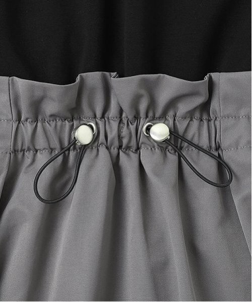 pom ponette junior（ポンポネットジュニア）の「【AMI】【WEB限定】ドッキングバルーンワンピース（ワンピース・キッズ・ブラック・M/L）」の11枚目の写真