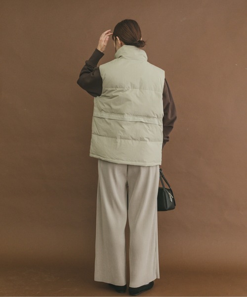 ITEMS URBANRESEARCH(アイテムズ アーバンリサーチ)の「ダウンベスト(ダウンベスト・レディース・チャコールグレー/ベージュ系その他・FREE)」の19枚目の写真