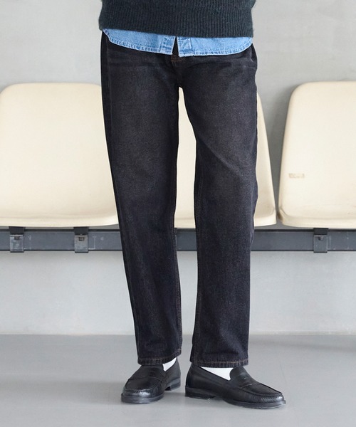 coca(coca)(コカ)の「テーパードデニムパンツ(デニムパンツ・メンズ・ブルー/インディゴブルー・XL/L/M)」の2枚目の写真