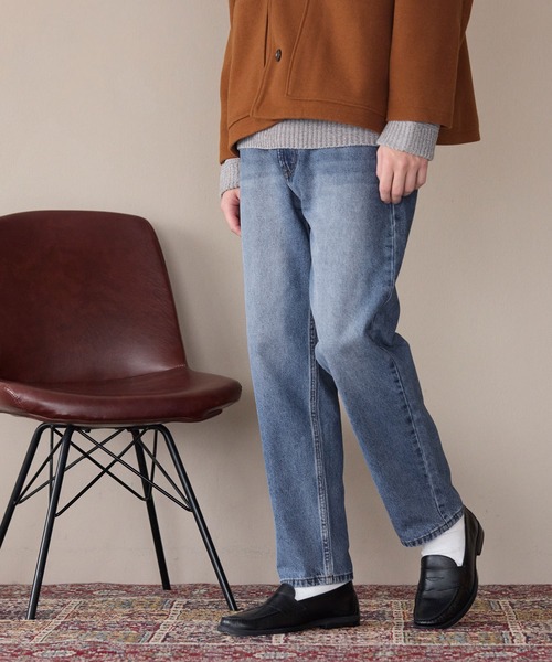 coca(coca)(コカ)の「テーパードデニムパンツ(デニムパンツ・メンズ・ブルー/インディゴブルー・XL/L/M)」の3枚目の写真