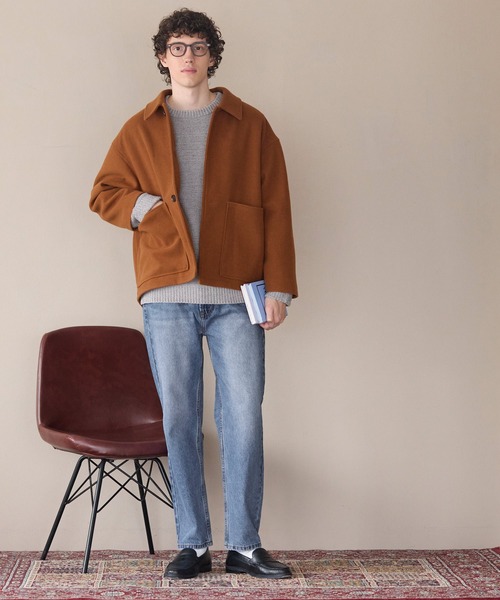 coca(coca)(コカ)の「テーパードデニムパンツ(デニムパンツ・メンズ・ブルー/インディゴブルー・XL/L/M)」の4枚目の写真