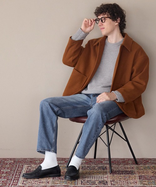 coca(coca)(コカ)の「テーパードデニムパンツ(デニムパンツ・メンズ・ブルー/インディゴブルー・XL/L/M)」の7枚目の写真