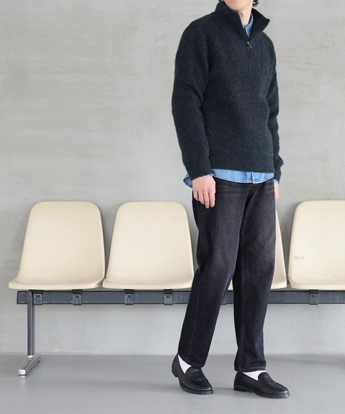 coca(coca)(コカ)の「テーパードデニムパンツ(デニムパンツ・メンズ・ブルー/インディゴブルー・XL/L/M)」の9枚目の写真