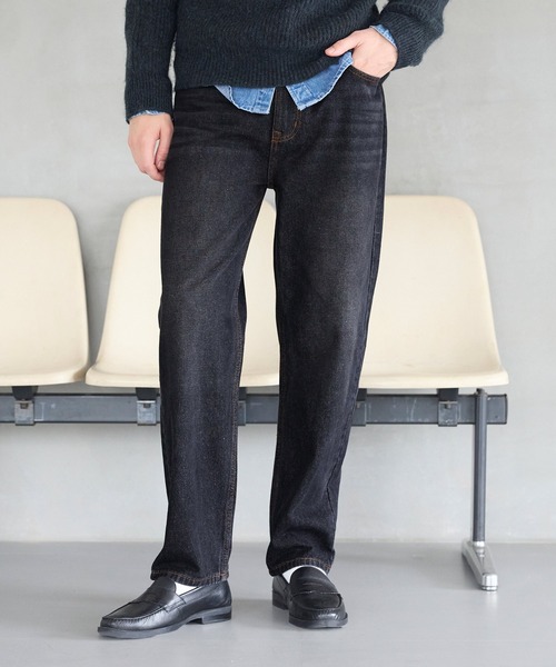 coca(coca)(コカ)の「テーパードデニムパンツ(デニムパンツ・メンズ・ブルー/インディゴブルー・XL/L/M)」の11枚目の写真