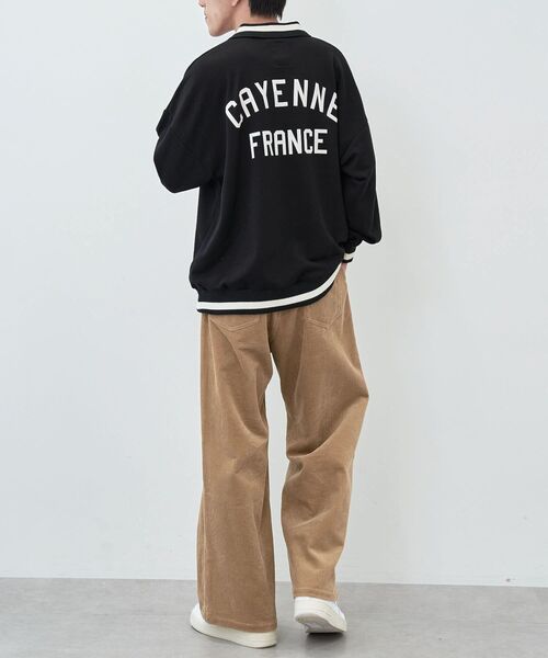 CRAFT STANDARD BOUTIQUE(クラフトスタンダードブティック)の「【ユニセックス】裏毛ハーフジップスウェット(スウェット・レディース・ホワイト系その他/カーキ/ブラック・M/L/XL)」の13枚目の写真