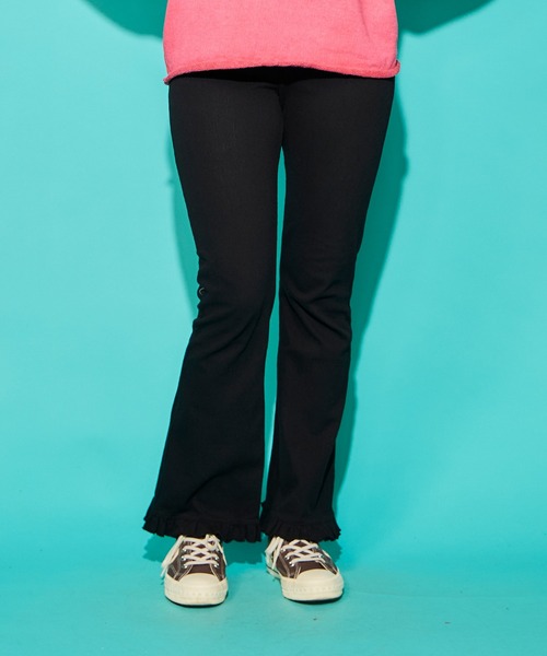 WALLA WALLA SPORT（ワラワラスポーツ）の「RIDGE FRILL PANT / リッジ フリル パンツ（その他パンツ・レディース・ダークネイビー/レッド/イエロー系/ブラック/ピンク系その他・MEDIUM）」の2枚目の写真