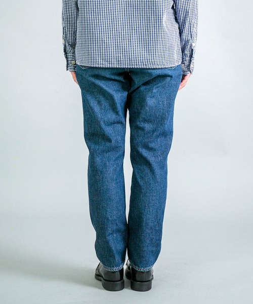 OMNIGOD（オムニゴッド）の「[OMNIGOD womens / オムニゴッド] 10ozデニム 5Pイージーテーパードパンツ（デニムパンツ・レディース・インディゴブルー・0/1）」の5枚目の写真