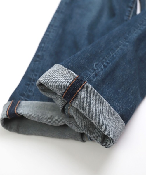 OMNIGOD（オムニゴッド）の「[OMNIGOD womens / オムニゴッド] 10ozデニム 5Pイージーテーパードパンツ（デニムパンツ・レディース・インディゴブルー・0/1）」の15枚目の写真