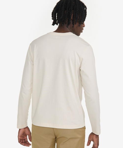 AIGLE（エーグル）の「吸水速乾 抗菌防臭 ロングスリーブプリントTシャツ（Tシャツ/カットソー・メンズ・グレー/オフホワイト・L/S/M/XL）」の17枚目の写真