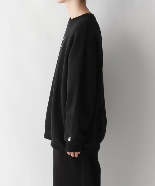 SIGNAL SPORTS（シグナルスポーツ）の「【SIGNAL SPORTS】ミニカレッジロゴ/裏毛スウェット（スウェット・メンズ・ブラック/ホワイト・LARGE/MEDIUM）」の19枚目の写真