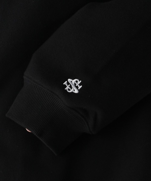 SIGNAL SPORTS（シグナルスポーツ）の「【SIGNAL SPORTS】ミニカレッジロゴ/裏毛スウェット（スウェット・メンズ・ブラック/ホワイト・LARGE/MEDIUM）」の12枚目の写真