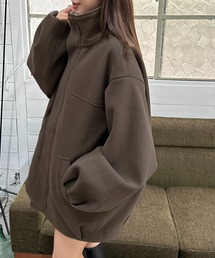 カットメルトンコクーンコート【ZOZOTOWN限定アイテム】