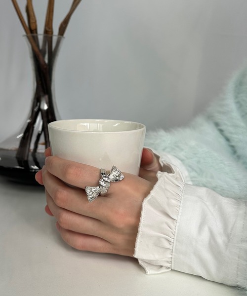 poiregnee（ポワニェ）の「［select］リボンノットリング（リング・レディース・シルバー・FREE）」の7枚目の写真