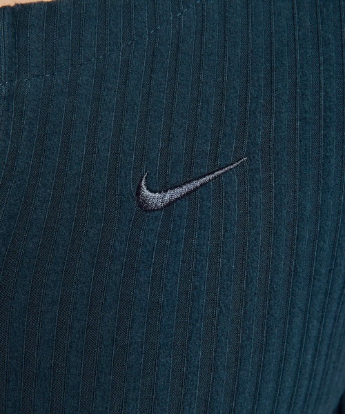 NIKE（ナイキ）の「《セットアップ対応商品》ナイキ スポーツウェア チル リブ ウィメンズ スリム フルジップ カーディガン / Nike Sportswear Chill Rib Women's Slim Full-Zip Cardigan FN3683-478 Armory Navy（カーディガン/ボレロ・レディース・ブルー系その他・M/L/2XL/XL/XS/S）」の6枚目の写真