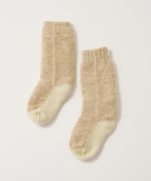 ユニセックス】バイカラーリバーシブル ルームソックス（ソックス/靴下