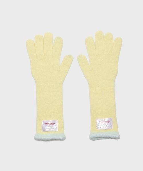 ROCKFISH WEATHERWEAR(ロックフィッシュウェザーウェア)の「FUZZY LONG GLOVES(手袋・レディース・レモンイエロー/グレー/ミント/ピンク/ホワイト/モカ/ブラック/ブルー・FREE)」の21枚目の写真