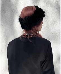 HIKA（ヒカ）の「【HIKA】ファーヘアバンド（ヘアバンド）」
