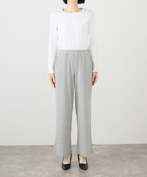 GLOWNY/グロウニー】 PROVINCE EYELET PANTS（スウェットパンツ