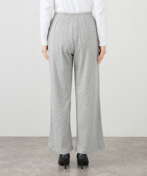★GLOWNY★PROVINCE EYELET PANTS (SNOW BOUQUET)★正規品/人気 GLOWNY/グロウニー】 PROVINCE EYELET PANTS（スウェットパンツ