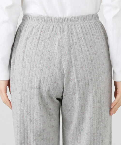 GLOWNY（グロウニ―）の「【GLOWNY/グロウニー】 PROVINCE EYELET PANTS（スウェットパンツ・レディース・アイボリー/ライトグレー・FREE）」の18枚目の写真