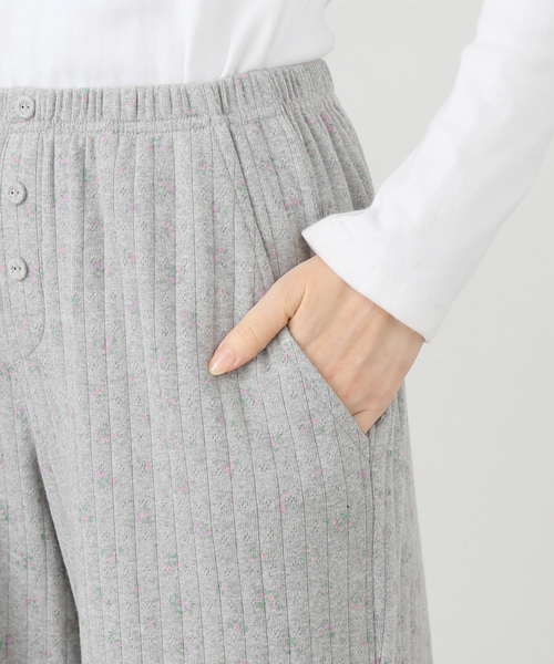 GLOWNY（グロウニ―）の「【GLOWNY/グロウニー】 PROVINCE EYELET PANTS（スウェットパンツ・レディース・アイボリー/ライトグレー・FREE）」の19枚目の写真