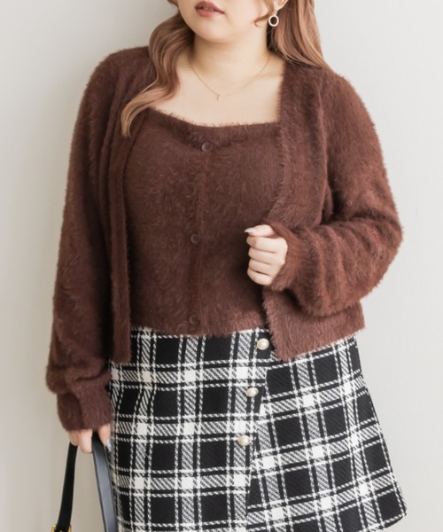 レイヤード風シャギーニット（ニット/セーター）｜CLETTE（クレット）