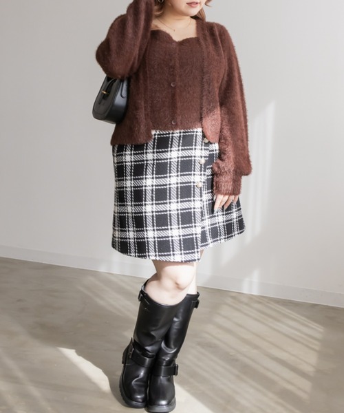 レイヤード風シャギーニット（ニット/セーター）｜CLETTE（クレット）