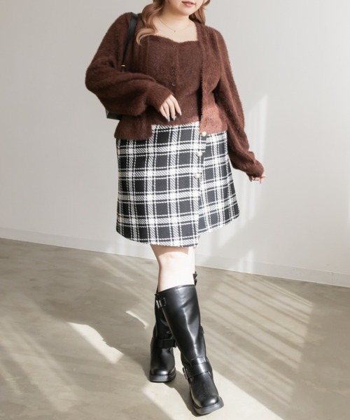 レイヤード風シャギーニット（ニット/セーター）｜CLETTE（クレット）