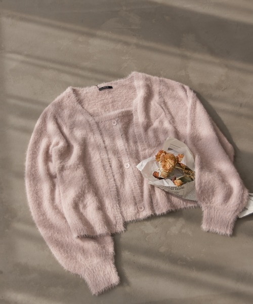 レイヤード風シャギーニット（ニット/セーター）｜CLETTE（クレット）