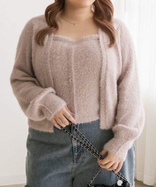 レイヤード風シャギーニット（ニット/セーター）｜CLETTE（クレット）