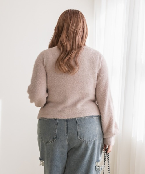 レイヤード風シャギーニット（ニット/セーター）｜CLETTE（クレット）