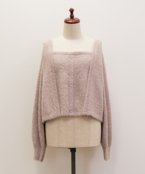 レイヤード風シャギーニット（ニット/セーター）｜CLETTE（クレット）